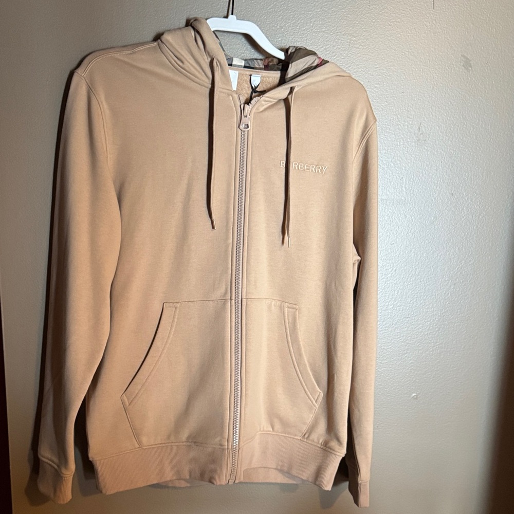 Burberry Tan Hooded Sweatshirt